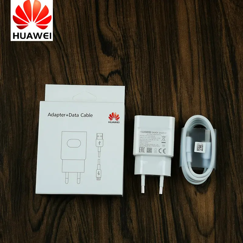 

Huawei mate 20 lite charger Original QC 2.0 Quick Fast Charge Adapter &Usb Cable For P10 P9 P8 P20 Lite Honor 9 8 nova 2i 3 3i 4