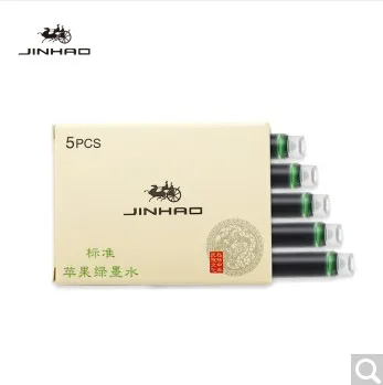 10 шт./лот JINHAO 2 6 мм Калибр Универсальный сменный черный и синий авторучка