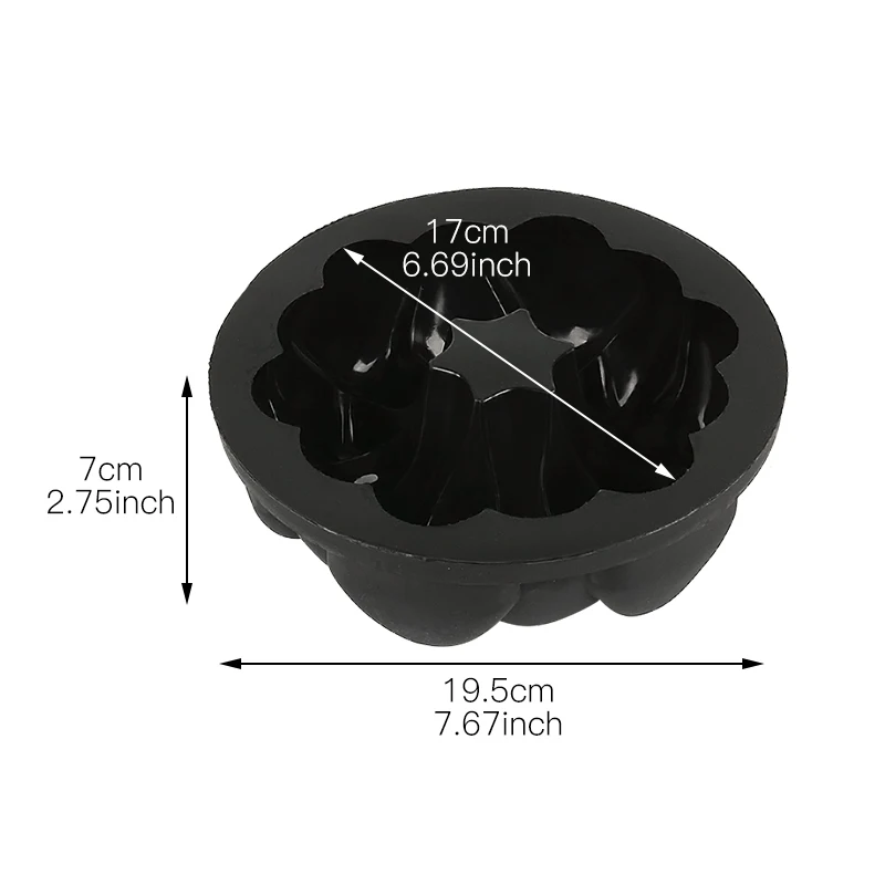 FILBAKE, круглая форма для торта, силиконовая форма для мусса, форма для выпечки в форме цветка, 3D форма для торта, шоколадного домового, форма для маффина, пудинга