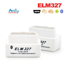 Super Mini ELM327 Bluetooth OBD2 V2.1 Version Smart Car Diagnostic Interface ELM 327 Bluetooth Scan Tool