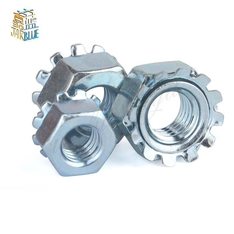 30PCS Specials More K type Gear Nut Toothed Nut Cap Nut K M3in Nuts