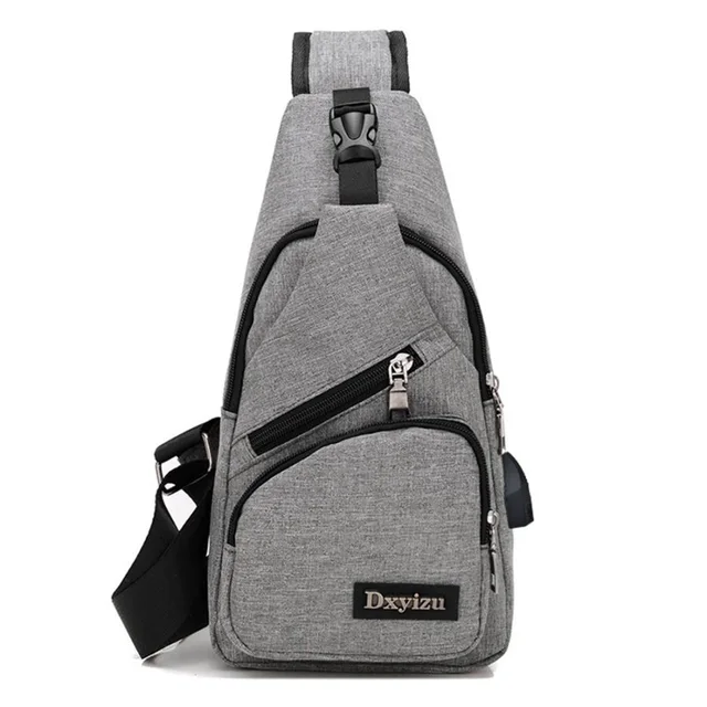2018 Hot Selling USB Unisex Design Sling Bag Large Capacity Handbag Crossbody Bag Rucksack ...