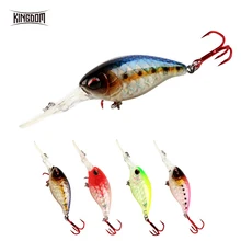 Kingdom Crankbaits Minnow 50mm 10.5g Fishing Hard Bait Wobblers Jerkbait 5pcs/lot Artificial Lure Fishing Tackle Model 3507