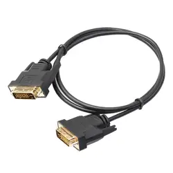 ЖК-дисплей цифровой Мониторы DVI D-dvi-d Gold Мужской 24 + 1 Булавки Dual Link ТВ кабель для TFT jun12 профессиональная заводская цена Прямая доставка