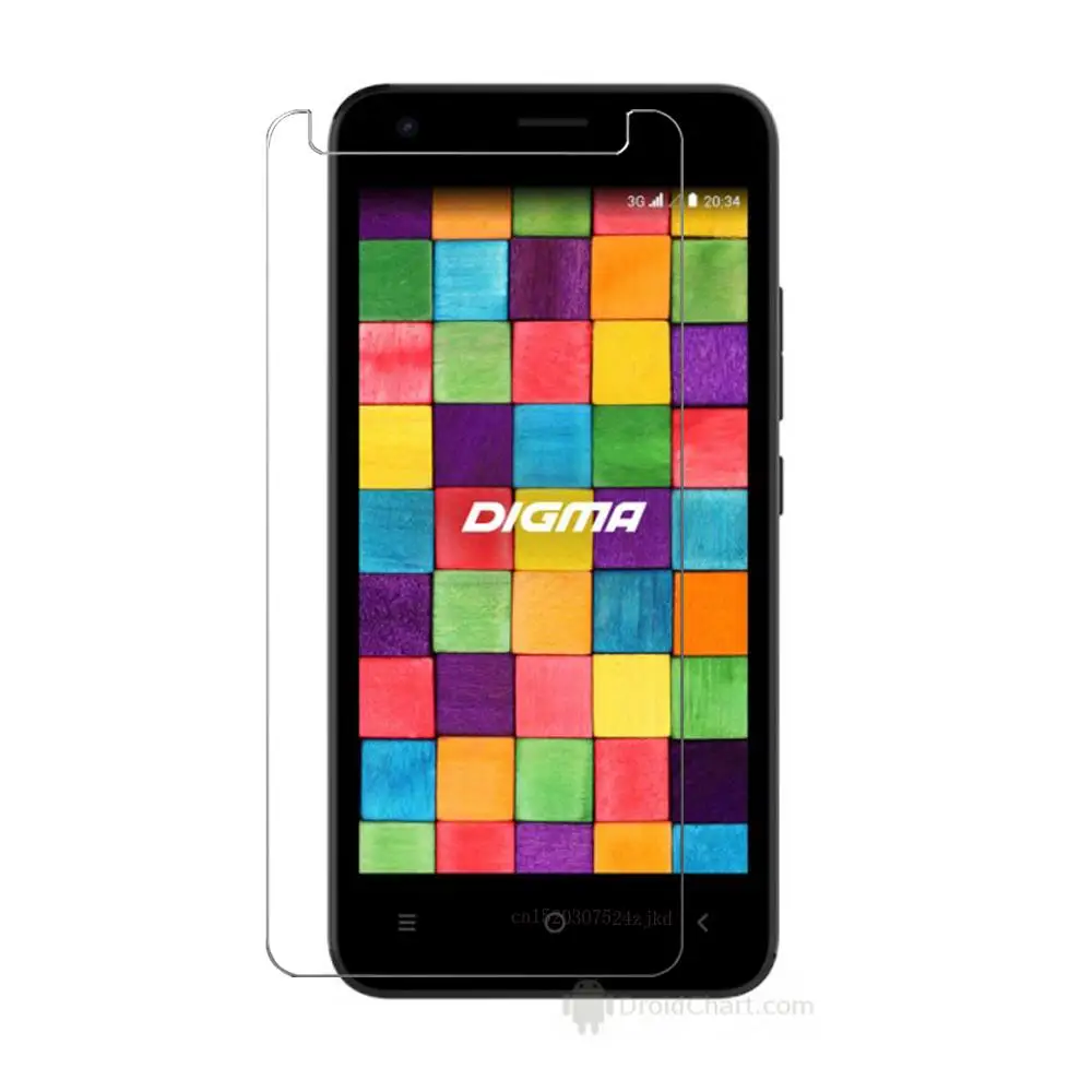 Закаленное стекло 9H 2.5D для Digma Linx Argo 3G Премиум Защитная пленка экрана DIGMA LINX ARGO