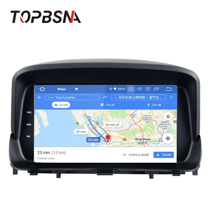 TOPBSNA Android 9.0 Car Multimedia Player For OPEL MOKKA GPS Navi 2 Din DVD Automotivo Mirror-link