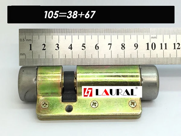 Безопасность сердцевина дверного замка AFS безопасность винтажный вход наружный дверной замок цилиндр тяга ручка замок корпус универсальный - Цвет: 105(38-67)