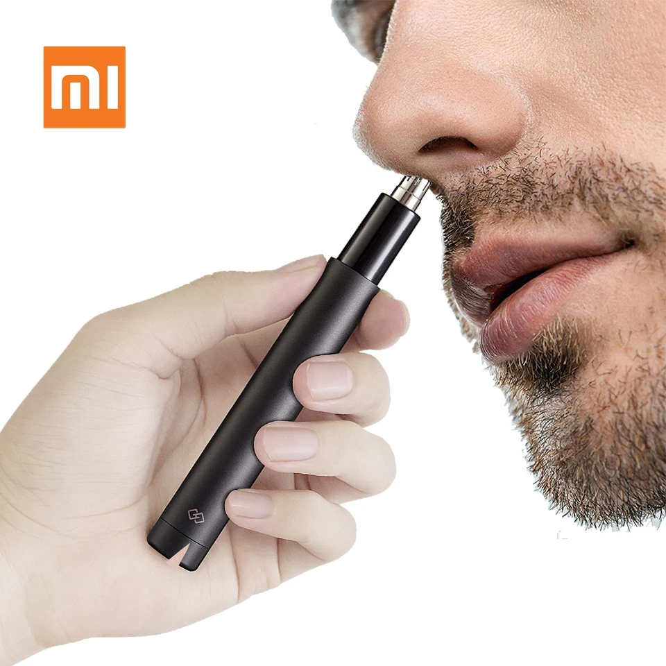 Xiaomi Mijia, Электрический мини триммер для волос в носу, HN1, портативная Бритва для ушей в носу, машинка для стрижки, водонепроницаемый Безопасный Очиститель, инструмент для мужчин, HT