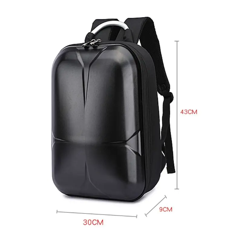Черный Водонепроницаемый жесткий корпус ПК рюкзак двухсторонняя молния сумка для хранения для Xiaomi FIMI X8 SE RC Квадрокоптер дроны