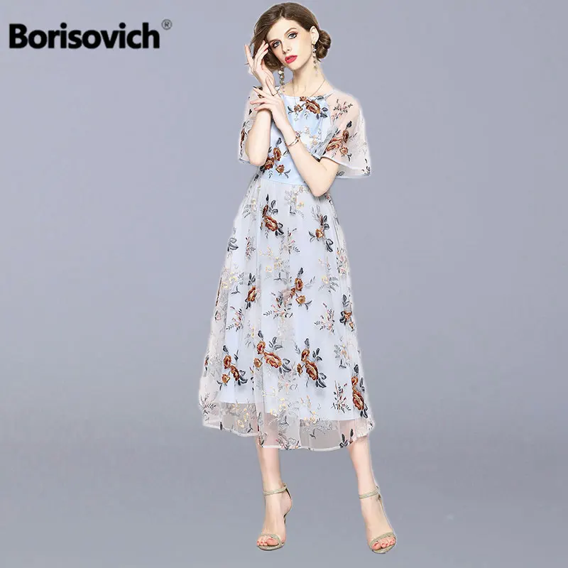 Женские вечерние платья Borisovich Элегантное Длинное модельное платье с