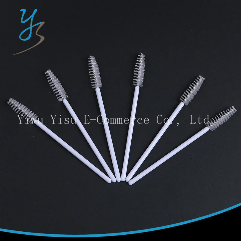 

Wholesale 200pcs Cosmetic Eyelash Brushes Disposable Mascara Applicator Wand Brush Nylon Makeup Tool Lash Brushes
