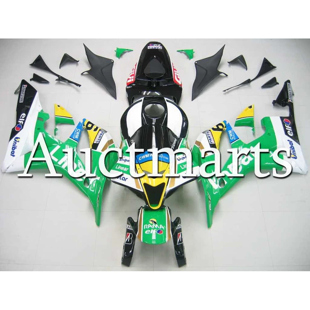 Fairings For Honda CBR600 RR F5 2007 2008 CBR600RR 07 08 ABS Plastic Injection Motorcycle Body Kit Bodywork Green Black Carenes |