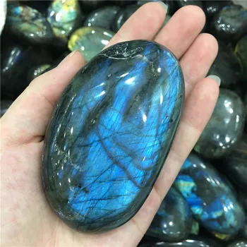 

1Pcs Natural Quartz Gemstones Crystal Healing Labradorite Stones Runes Collection And Minerals