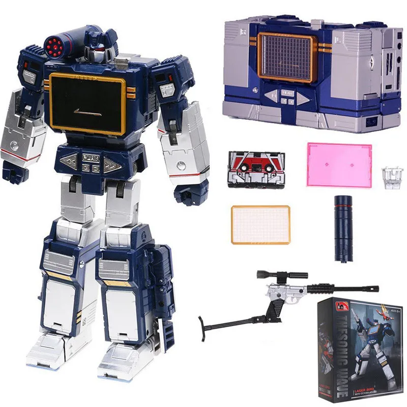 Трансформация THF THF-01J Soundwave лента walkman Master Piece MP13 Аниме Фигурка негабаритных фигурки из сплава металла робот детская игрушка