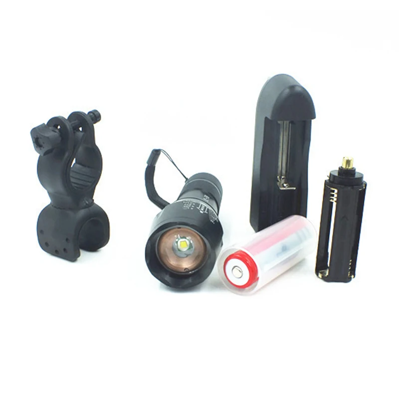 AIMIHUO Cree Xm-L T6 LED Flashlight Zoomable 5 Mode LED Torch Waterproof Flashlight Lamp Lanterna For Rechargeable 18650 Battery (12)
