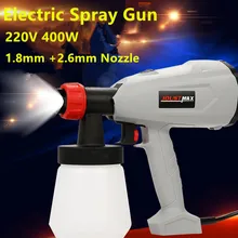 400 Вт Электрический пульверизатор Краскораспылитель 700 мл DIY 1,8 мм Электрический пульверизатор HVLP опрыскиватель контроль спрея Мощность Опрыскиватели