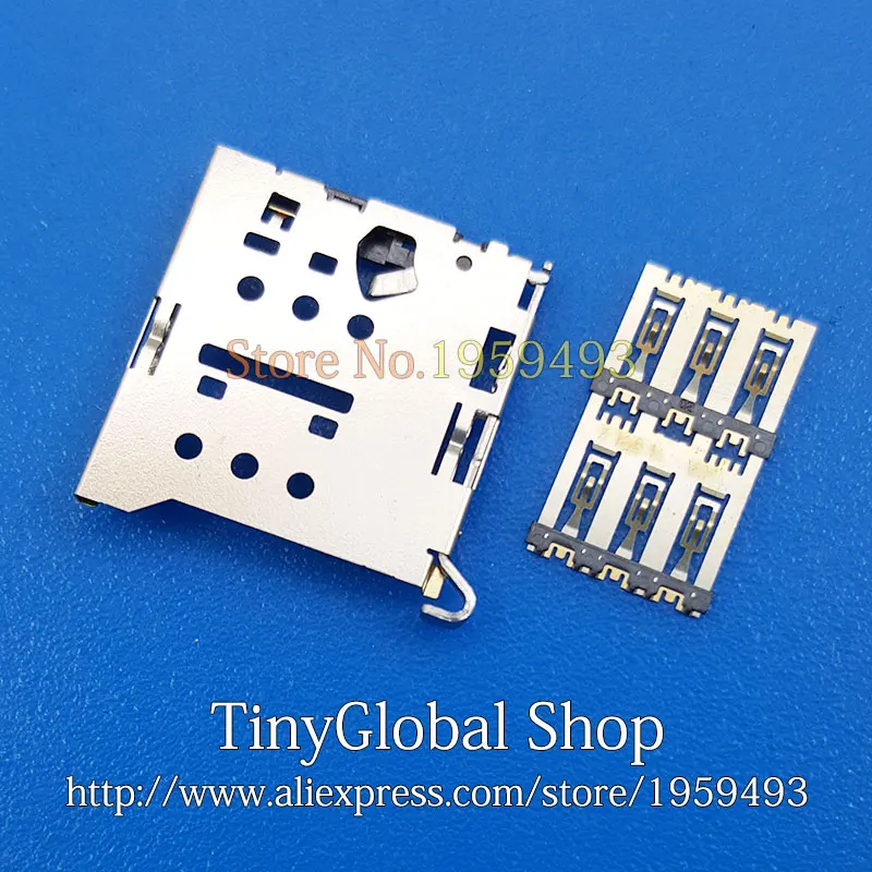 

2pcs XGE New Sim Card Reader Connector Lron Cover Holder Socket replacement for Xiaomi Mi 4 Mi4 top quality