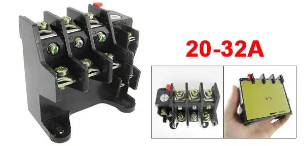 3 Pole AC Thermal Overload Relay 20-32A 63A 660V 10A/380V