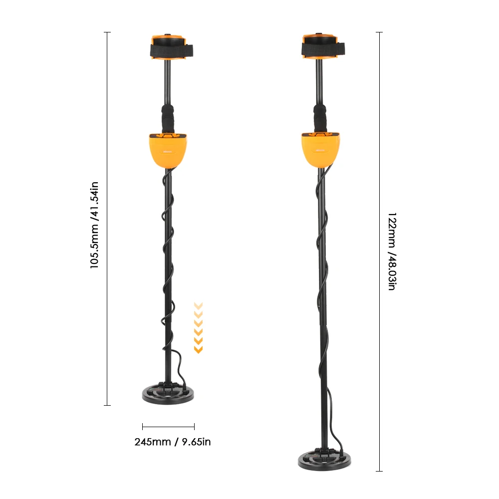 KKmoon Professional металлоискатель Высокая эффективность подземный MD6250 три режима