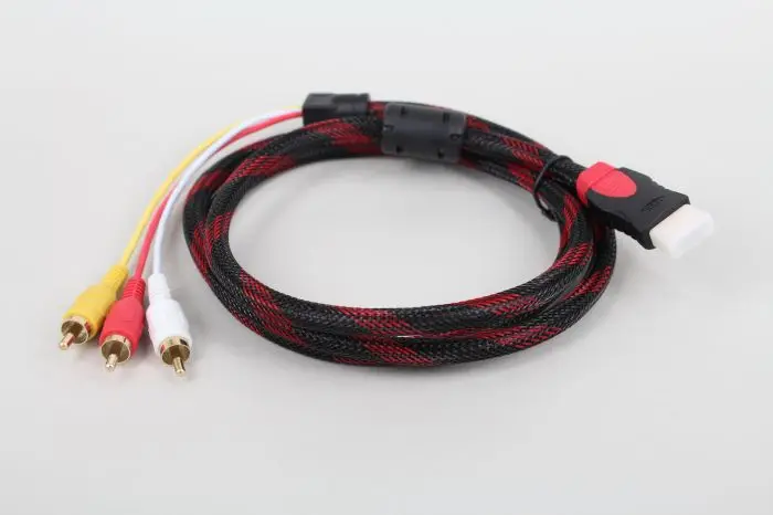 

1.5M1080P HDMI to 3 RCA Cable HDMI to AV Male Adapter Audio Video Cable for DVD hdmi to 3RCA