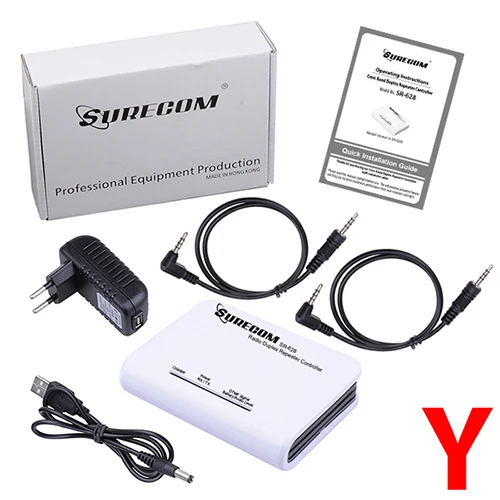 SURECOM SR-628 поперечная полоса дуплексный ретранслятор контроллер с Yeasu радио VX-3R FT-60R