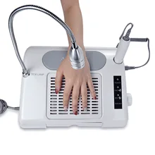 Многофункциональная полировальная машина для ногтей, электрический пылесос, светодиодный светильник, три в одном, разгрузочное устройство для шлифования омертвевшей кожи