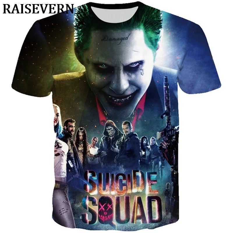 DEADPOOL HARLEY QUINN T-SHIRT Birds of Prey Suicide Squad Joker Unisex Tee Top