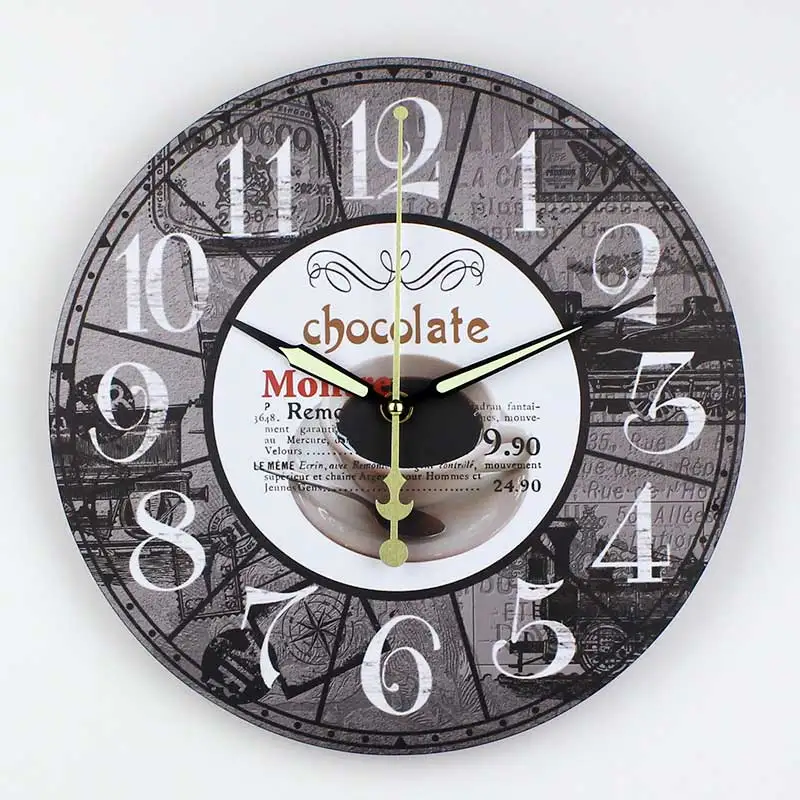 photo Clock Modern Dining Room Wall Decor aliexpress