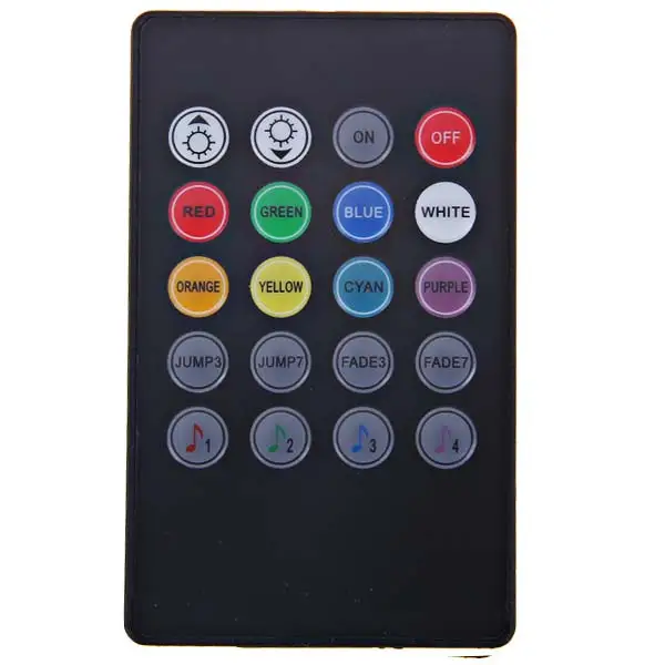 Музыкальный ИК RGB контроллер 20key Дистанционный датчик звука светодиодный диммер