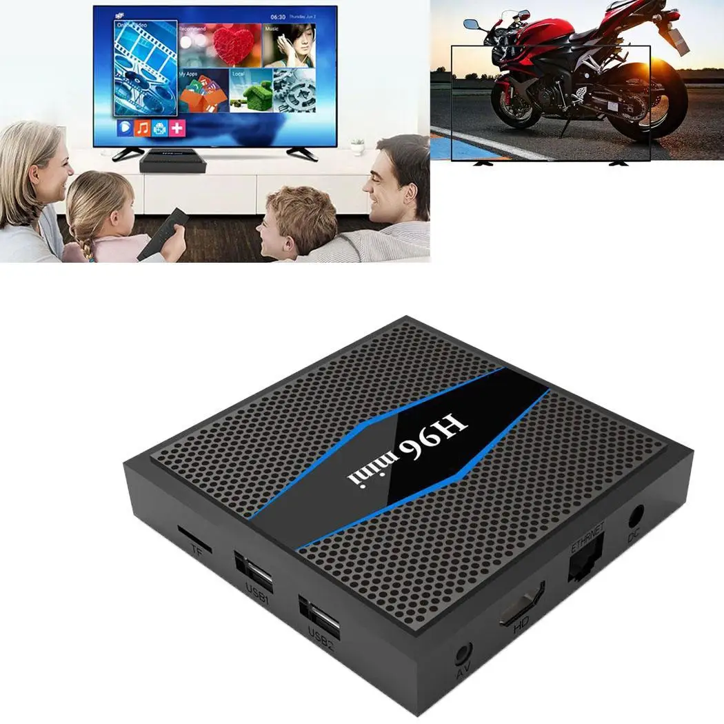 

H96 mini Smart TV Player Set-Top HDMI Box Home Android 4k Full 7.1 HD Media DDR3 2GB , ROM: 16GB Player TV Box