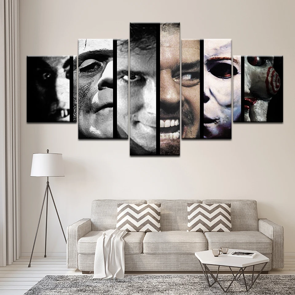 Michael Myers On The Steps 2 Horror Movie Canvas Silk Poster Wall Art Print