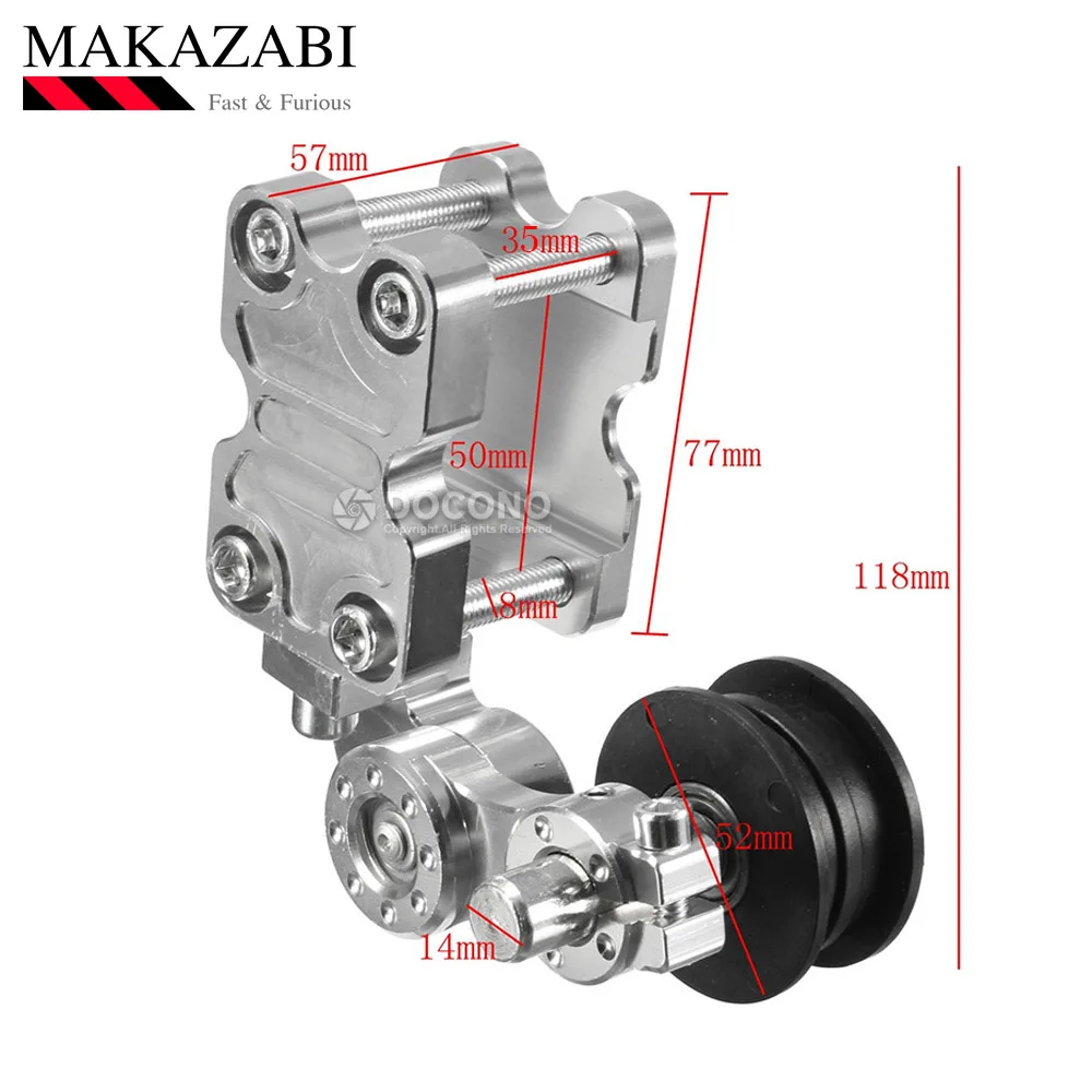Мотоциклетное алюминиевое устройство регулировки натяжителя цепи роликовые инструменты для KAWASAKI z750 er-4n z300 для SUZUKI gsr400 gsr 250 gn 125 250 и т. д