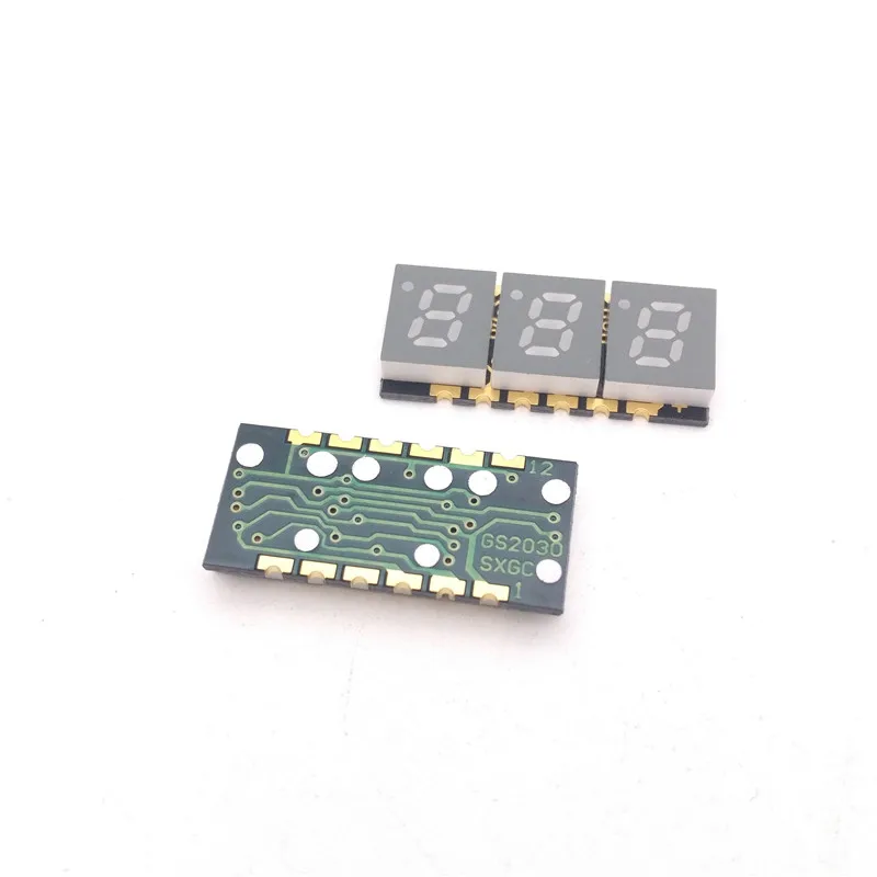 10 шт. новый и оригинальный SMD 3 Бит 0 2 дюйма цифровой светодиодный дисплей красный
