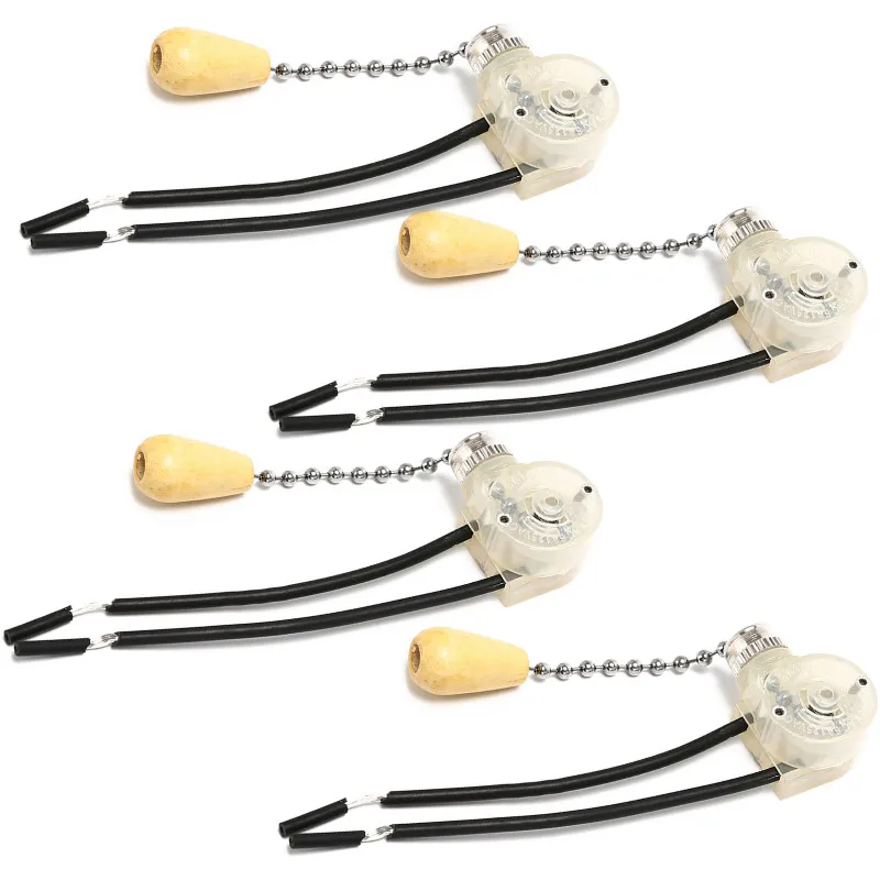 4pcs/lot Wall Light Pull Switch Home Ceiling Fan Lamp Universal Pull