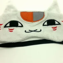 Портативный мягкий ход сна Отдых помощи маска для глаз милый маленький кот Нацумэ Yuujinchou моделирование Обложка глаз патч повязка для сна костюм