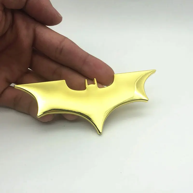3D Автомобильные наклейки классная металлическая летучая мышь автомобильный
