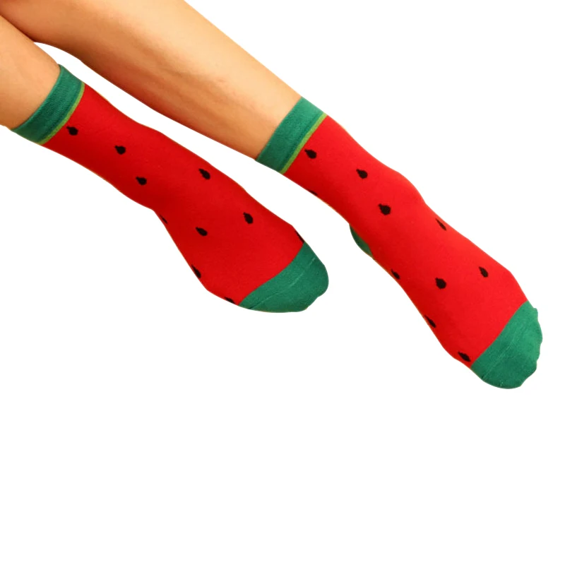 

Spring and Autumn Winter Women's Thicken Cotton Sock Cartoon High Quality Fruit Sweet Woman Socks for Girl/ Female/ Ladies