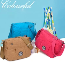 Дорожная сумка для женщин, водонепроницаемая нейлоновая сумка через плечо, сумки через плечо, сумки-мессенджеры, много карманов, через плечо, Bolsos de Mujer M009