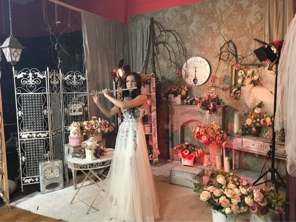 Женское вечернее платье в пол SSYFashion длинное банкетное с кружевной вышивкой без