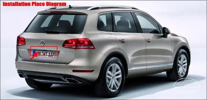 Liislee для VW VolksWagen Touareg 2012 2013-камера заднего вида/парковочная камера/HD CCD RCA NTST PAL/ручка багажника OEM