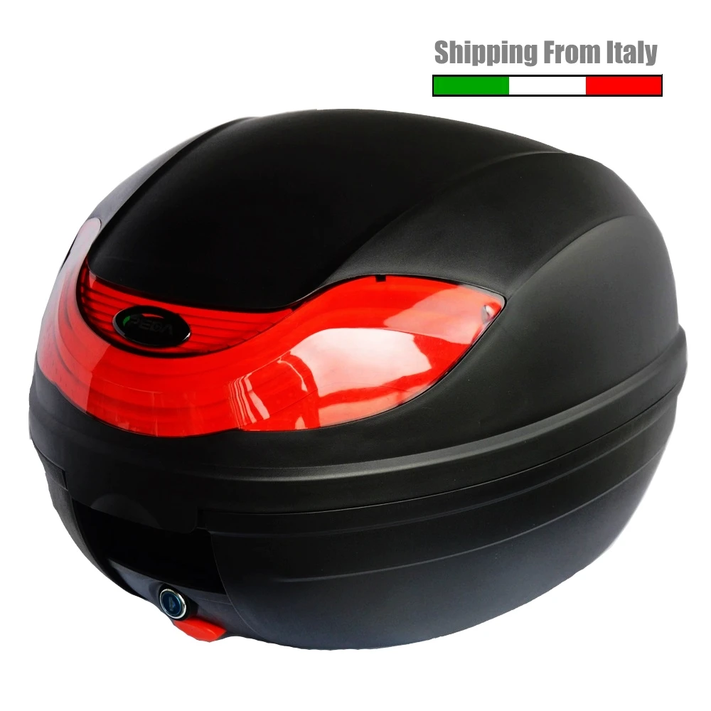 

Ship from ITALY PEDA 32L Motorcycle Topcase PP Tail Boxes 2015 New Itailan Design Luggage Lock Motor Trunk