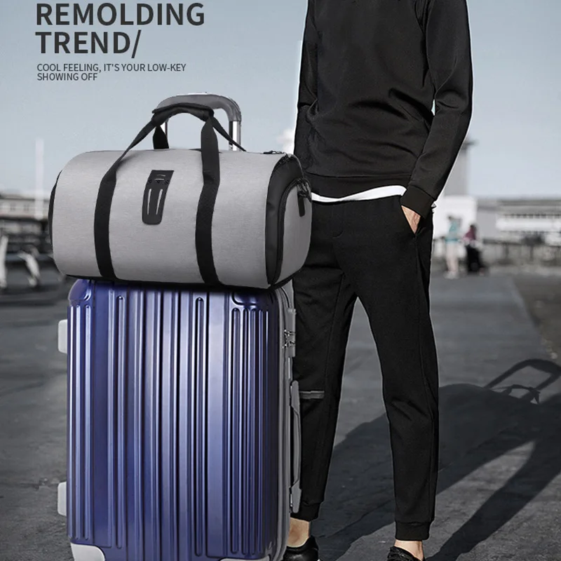 

Multifunction Travel Waterproof Duffle Bag Large Capacity Trip Suit Storage Handle Bag QP2