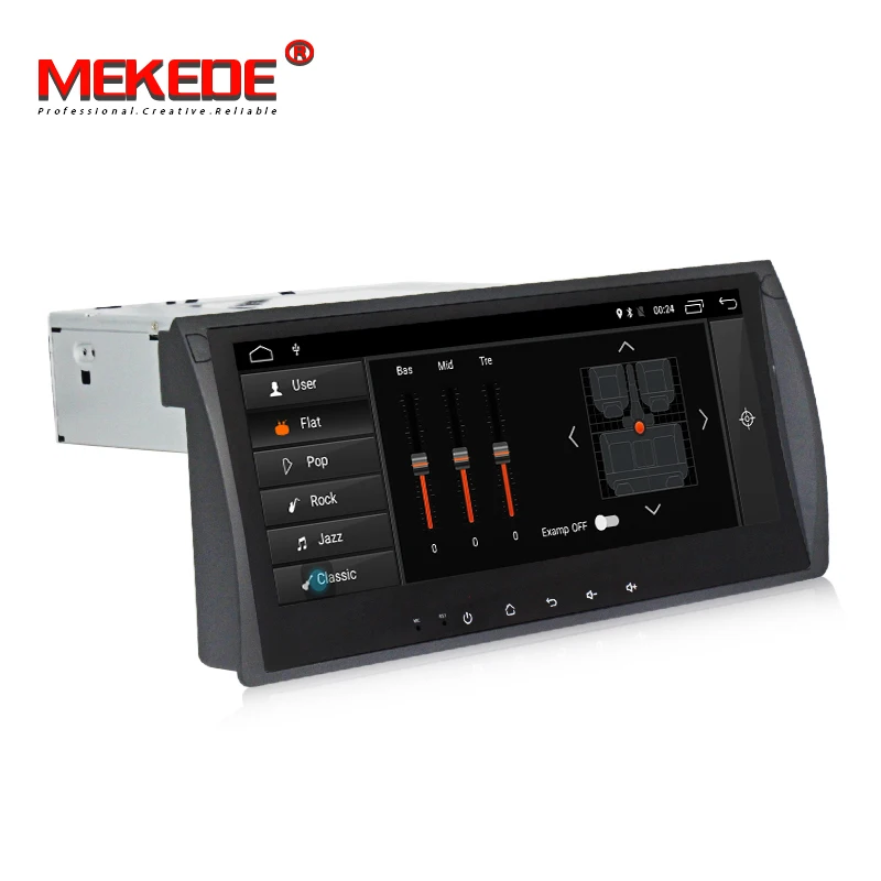 Best MEKEDE Car Multimedia Player 4G lte  Android 7.1 Car DVD GPS player For BMW/E39/X5/E53 with Wifi FM AM Radio BT free shipping 3