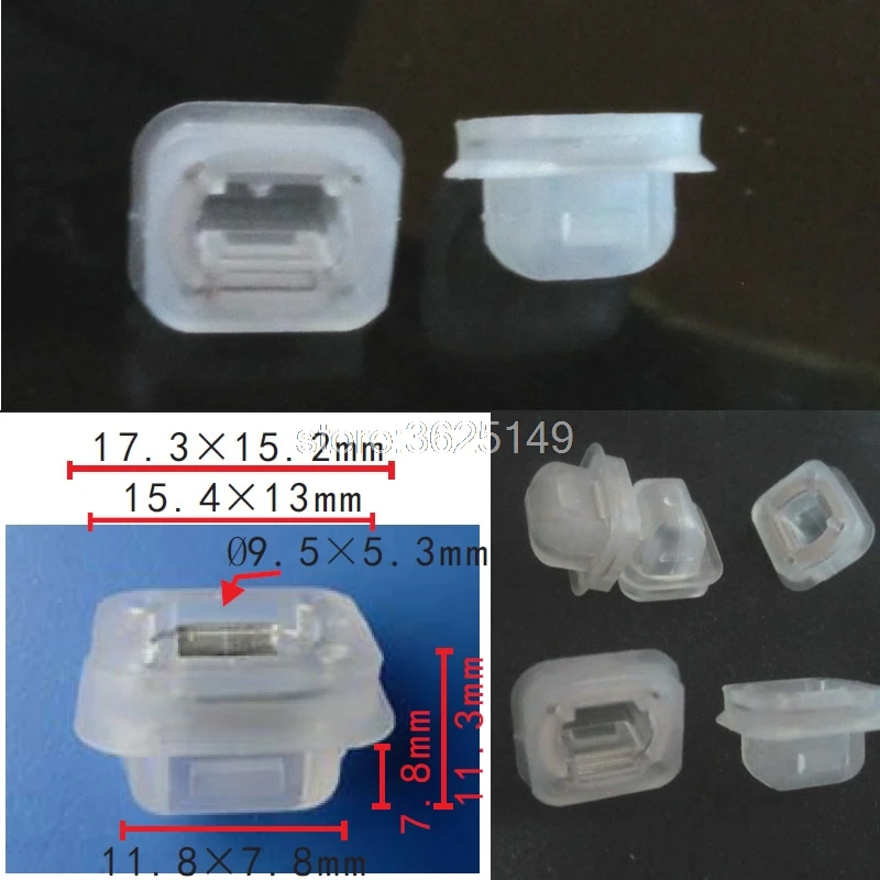 50x OEM Door Card Insert Trim Grommet Clips Inlay Wood Strip Car