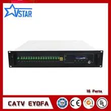 CATV EDFA Multi Ports High Power Optical Amplifier EDFA  16*22dBm
