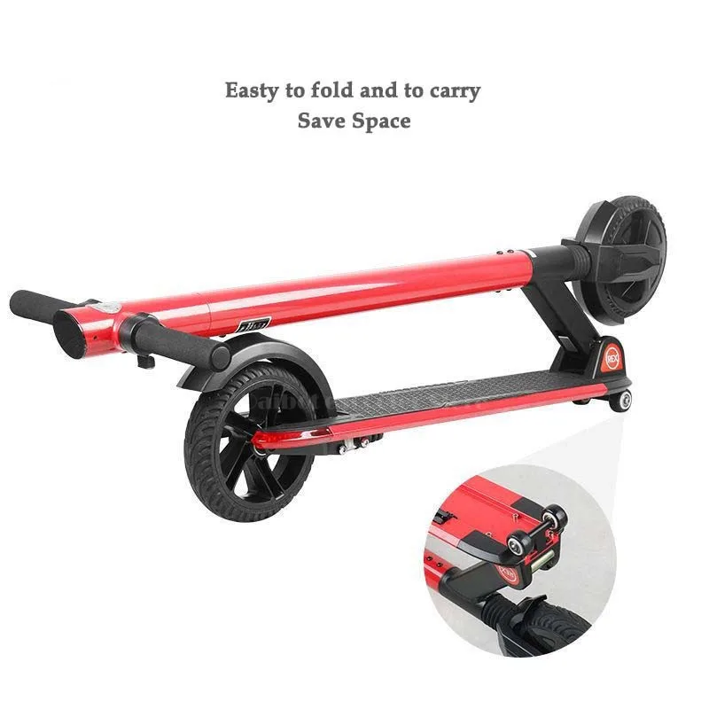 Flash Deal Daibot 8.5 Inch Electric Kick Scooters 2 Wheel Electric Scooter With Bluetooth/APP 250W 36V Red Adult Foldable Electric Scooter 12