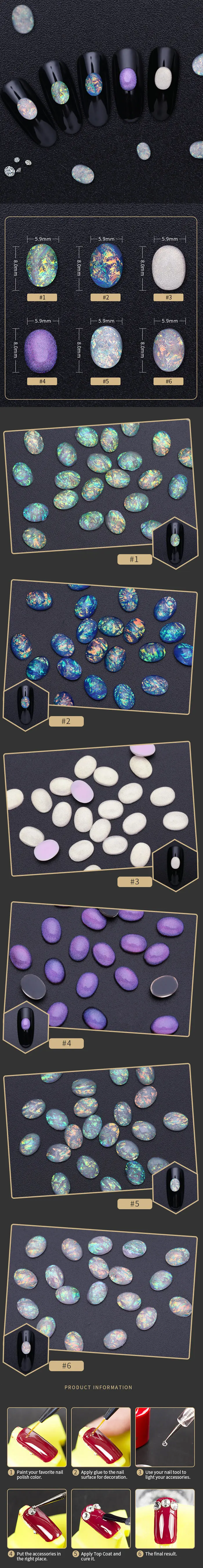 20 шт 3D украшения для дизайна ногтей Стразы с блестящими кристаллами камни фиолетовые цветные с плоским дном Блестящий УФ-гель DIY Декор