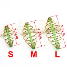 24 шт. донные установки соленой воды делая рыболовные снасти методы приманки пружинная клетка для снасть для ловли карпа