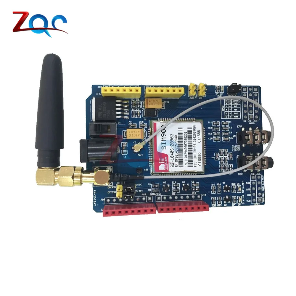 SIM900 GPRS/GSM Shield Development Board Quad-Band Module for arduino Compatible with UNO MEGA 2560 850/900/1800/1900 MHz SIM900 GPRS/GSM Shield Development Board Quad-Band Module for arduino Compatible with UNO MEGA 2560 850/900/1800/1900 MHz