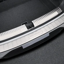 Для Фольксваген T-Roc нержавеющая сталь внутренний и внешний задний бампер защитная пластина Накладка 2 шт Автомобильный Стайлинг